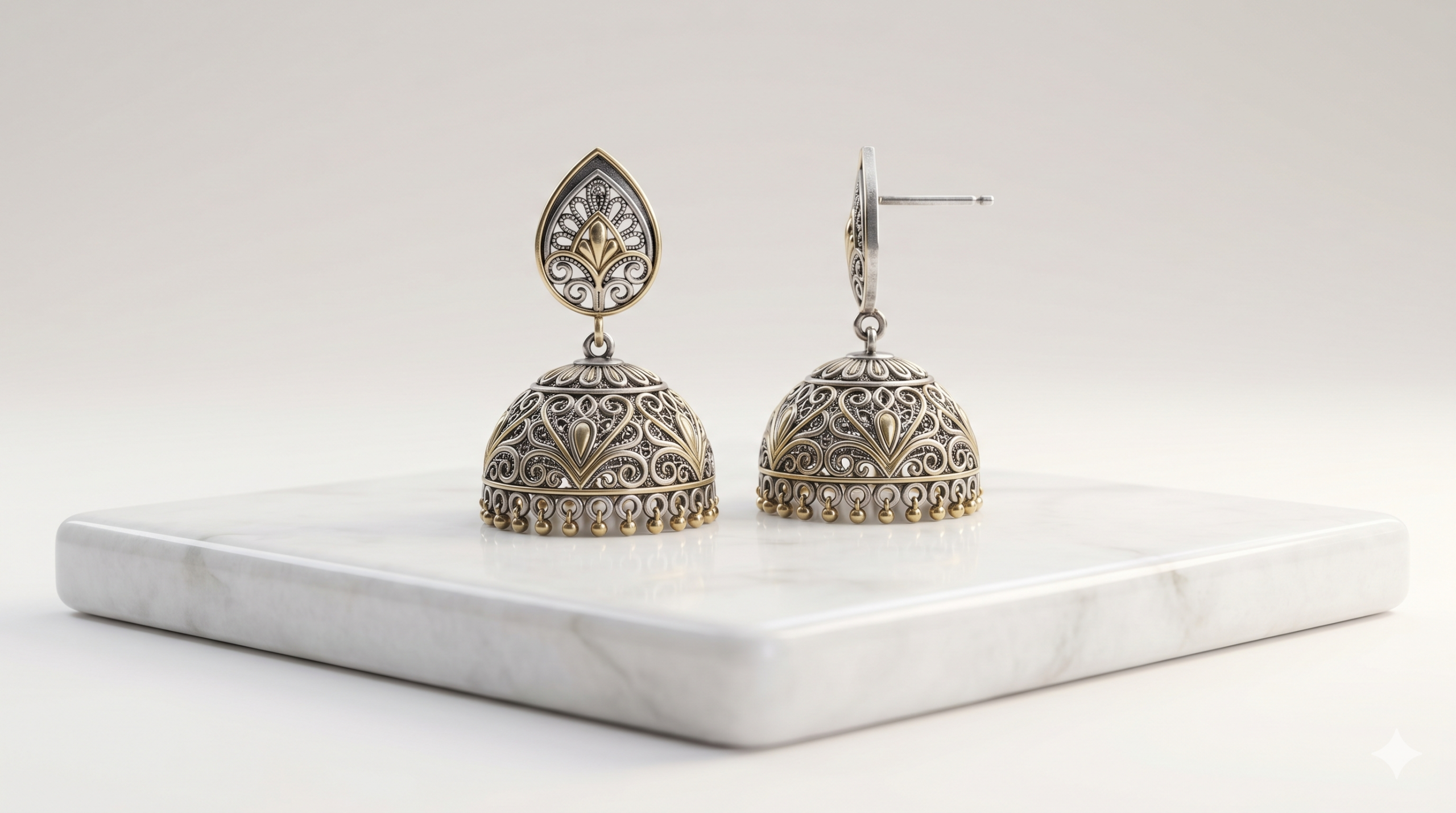 Traditional Nepali Jhumka (Modern Fusion Design)